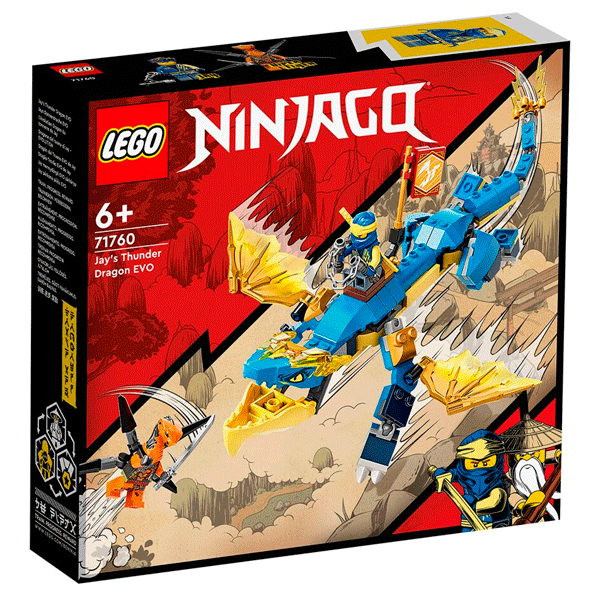 LEGO  конструкторы Ninjago ЭВО Джейдің Найзағай айдаһары    (71760) / 140 деталь