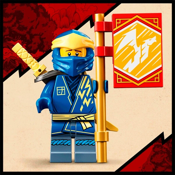 Конструктор LEGO Ninjago Грозовой дракон ЭВО Джея (71760) / 140 деталей - фото 8