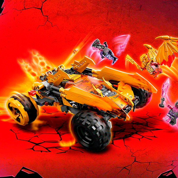 Конструктор Lego Ninjago Крейсер Дракона Коула (71769)