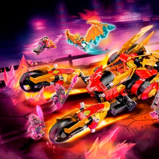 Конструктор LEGO Ninjago Рейдер Золотого дракона Кая (71773) / 624 детали