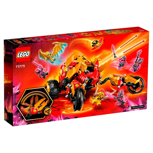 Конструктор LEGO Ninjago Рейдер Золотого дракона Кая (71773) / 624 детали - фото 4