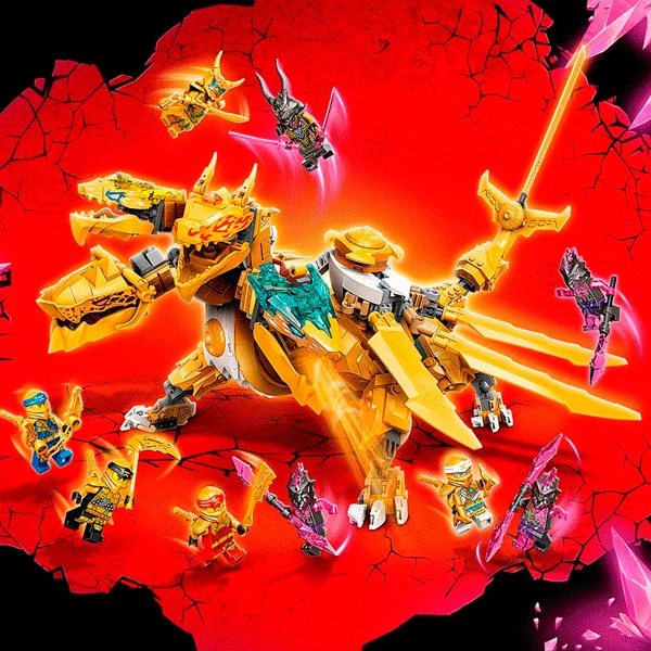 Конструктор LEGO Ninjago Золотой ультрадракон Ллойда (71774) / 989 деталей - фото 5