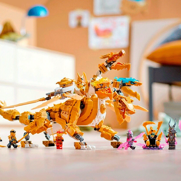 Конструктор LEGO Ninjago Золотой ультрадракон Ллойда (71774) / 989 деталей - фото 7