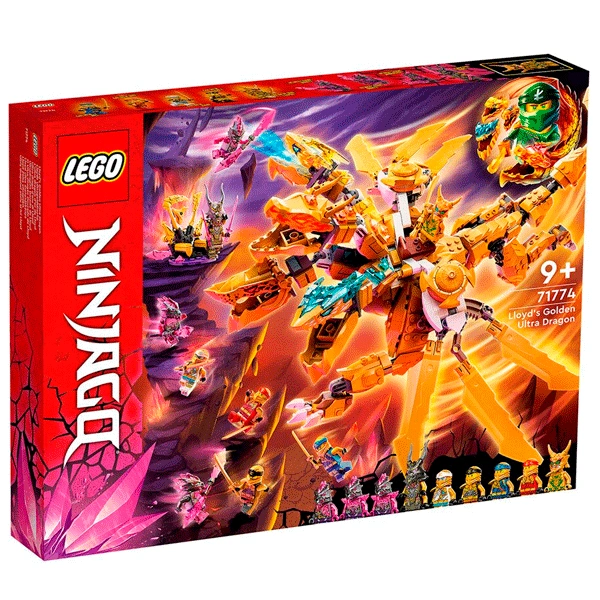 Конструктор LEGO Ninjago Золотой ультрадракон Ллойда (71774) / 989 деталей - фото 3