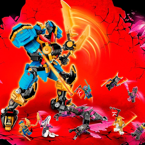 Конструктор LEGO Ninjago Робот Нии Самурай Х (71775) / 1003 детали - фото 7