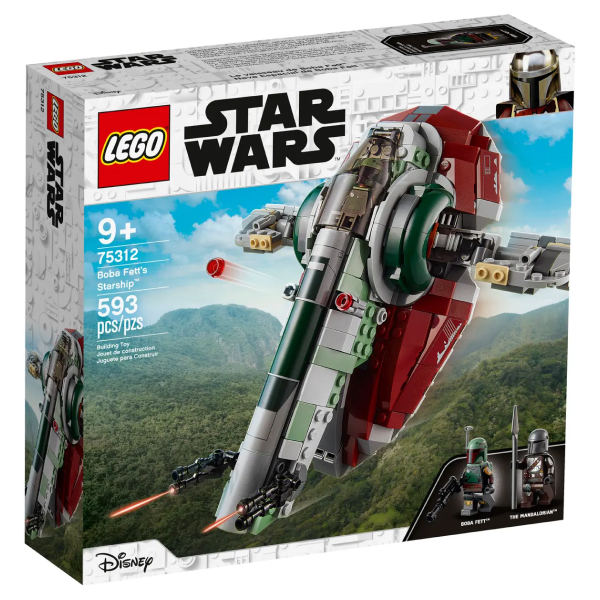 LEGO  конструкторы Star Wars Боба Феттің жұлдызды кемесі (75312) / 593 деталь