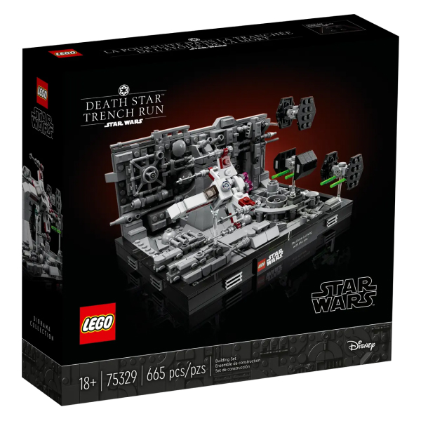 LEGO  конструкторы Star Wars Диорама «Өлім Жұлдызының үстінен ұшу » (75329) / 665 деталь