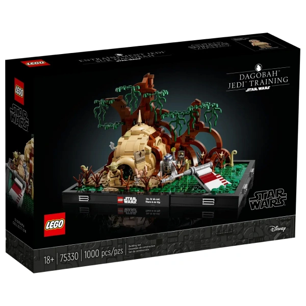 LEGO  конструкторы Star Wars™ Дагобадағы Джедей  жаттығуларының диорамасы (75330) / 1000 деталь