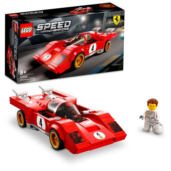 LEGO  конструкторы Speed Champions 1970 Ferrari 512 M (76906) / 291 деталь - фото 3