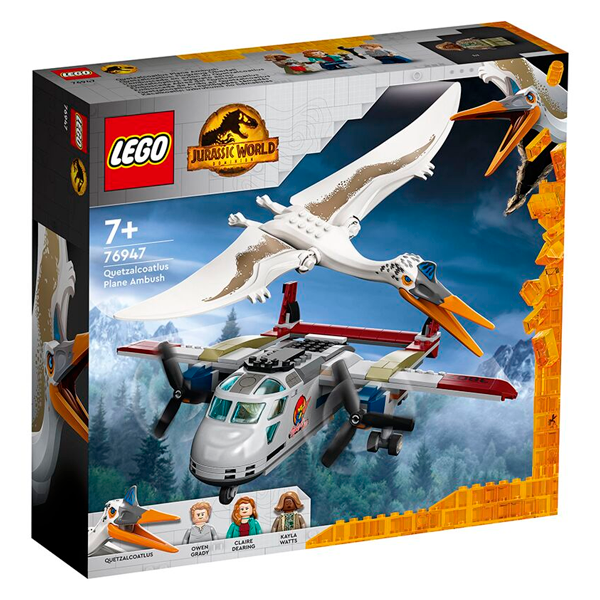 Конструктор LEGO Jurassic World Кетцалькоатль: нападение на самолёт (76947) / 306 деталей