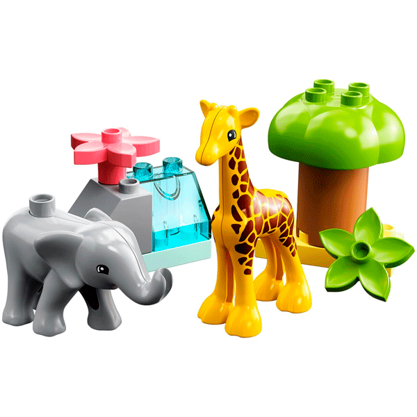 Конструктор LEGO Дупло Дикие животные Африки (10971) / 10 деталей