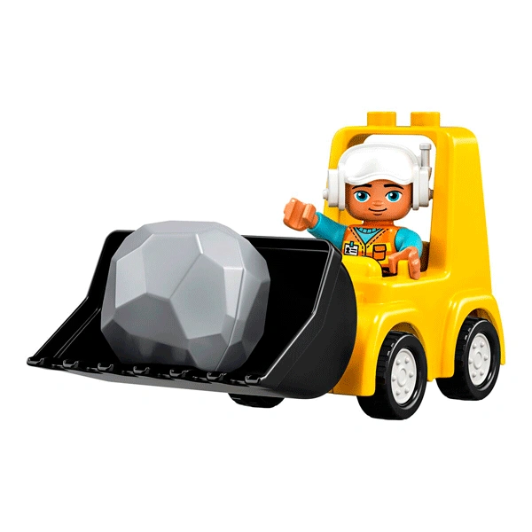 Конструктор LEGO Дупло Бульдозер (10930) / 10 деталей - фото 9