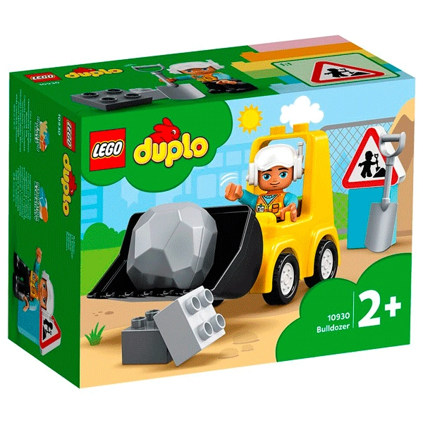 Конструктор LEGO Дупло Бульдозер (10930) / 10 деталей - фото 4