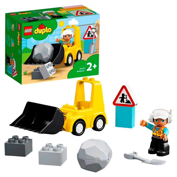 Конструктор LEGO Дупло Бульдозер (10930) / 10 деталей