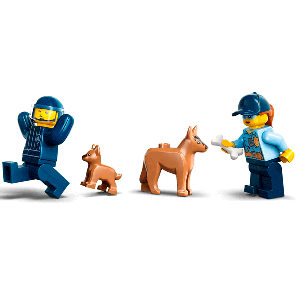 Конструктор LEGO Город Тренировка полицейских собак (60369) / 197 деталей