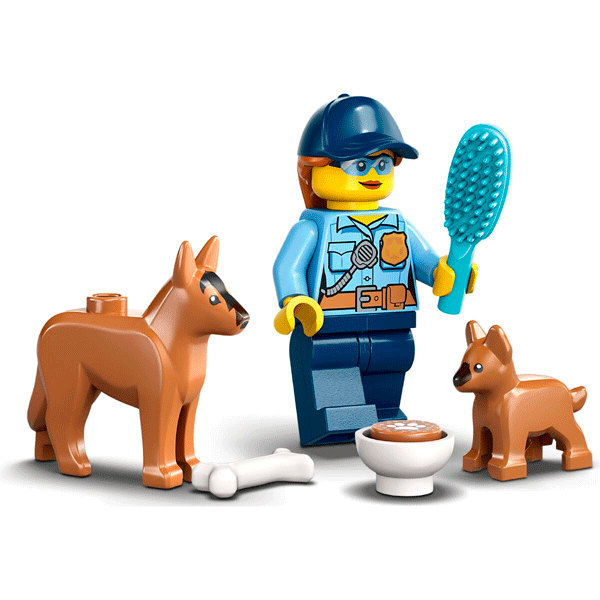 Конструктор LEGO Город Тренировка полицейских собак (60369) / 197 деталей