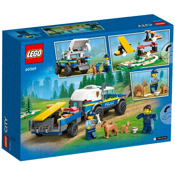 Конструктор LEGO Город Тренировка полицейских собак (60369) / 197 деталей - фото 3