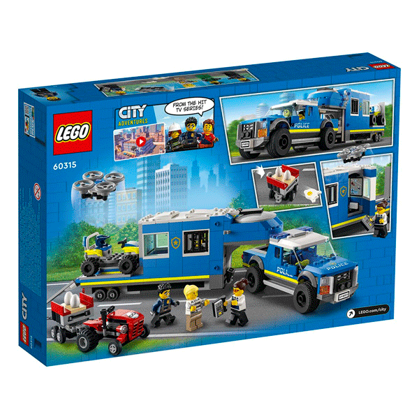 Конструктор LEGO Город Полицейский мобильный командный трейлер (60315) / 436 деталей