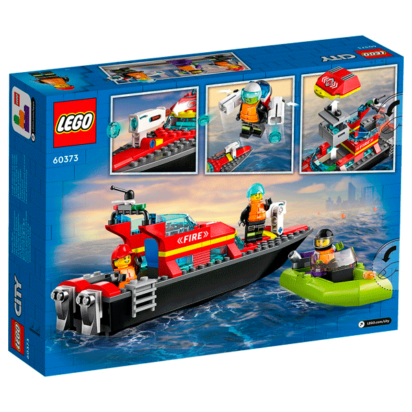 LEGO  конструкторы Қала Өрт қайығы ( 60373) / 144 деталь