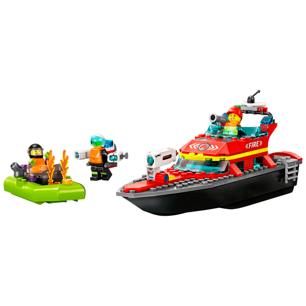 Конструктор LEGO Город Пожарная лодка (60373) / 144 детали