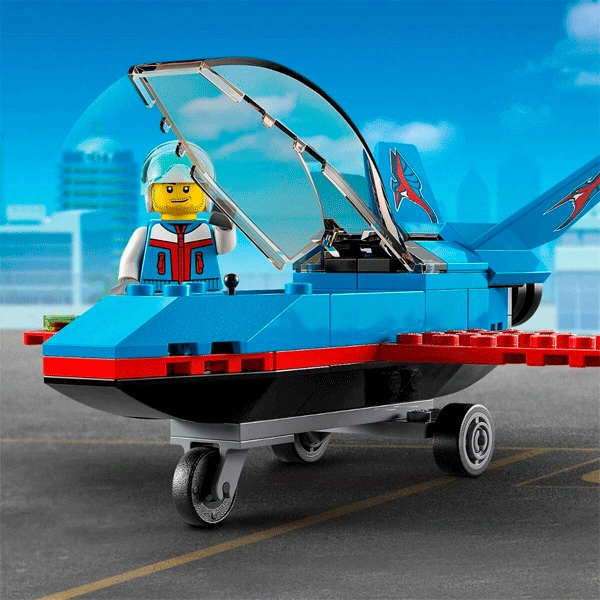 Конструктор LEGO Город Трюковый самолёт (60323) / 59 деталей - фото 5