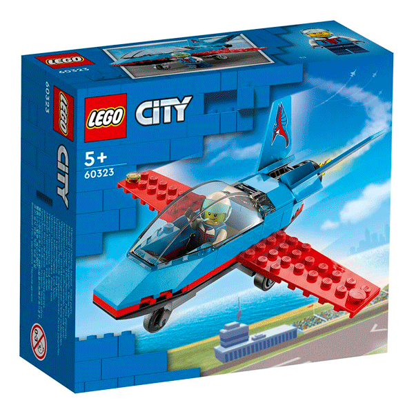 Конструктор LEGO Город Трюковый самолёт (60323) / 59 деталей