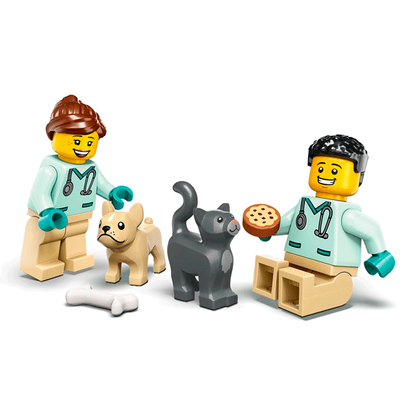 LEGO  конструкторы Қала Жануарларды құтқаруға арналған көлік (60382) / 58 деталь