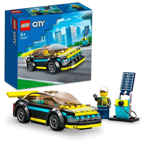 Конструктор LEGO Город Электрический спортивный автомобиль (60383) / 95 деталей