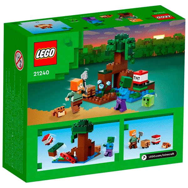 Конструктор LEGO Minecraft Болотное приключение (21240) / 65 деталей