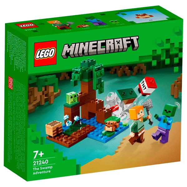 Конструктор LEGO Minecraft Болотное приключение (21240) / 65 деталей - фото 3