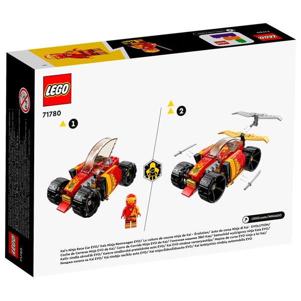 Конструктор LEGO Ниндзяго Гоночный автомобиль Кая EVO (71780) / 94 детали
