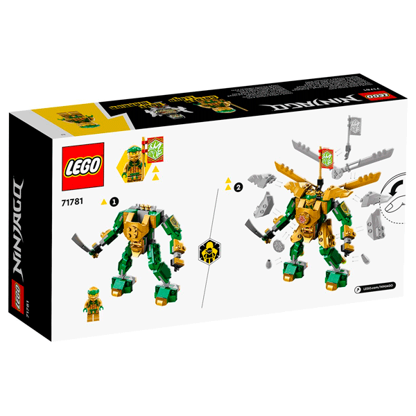 Конструктор LEGO Ниндзяго Битва с роботом Ллойда EVO (71781) / 223 детали