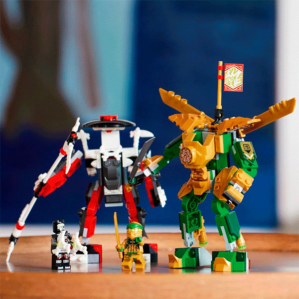 Конструктор LEGO Ниндзяго Битва с роботом Ллойда EVO (71781) / 223 детали