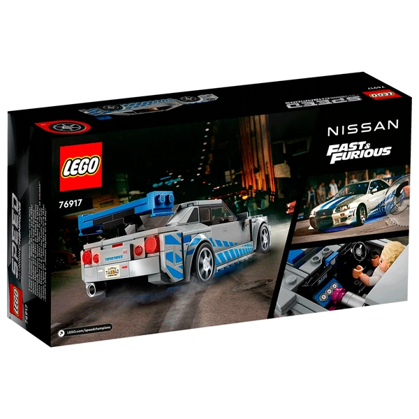 Конструктор LEGO Speed Champions Nissan Skyline GT-R  (R34) (76917) / 319 деталей - фото 4