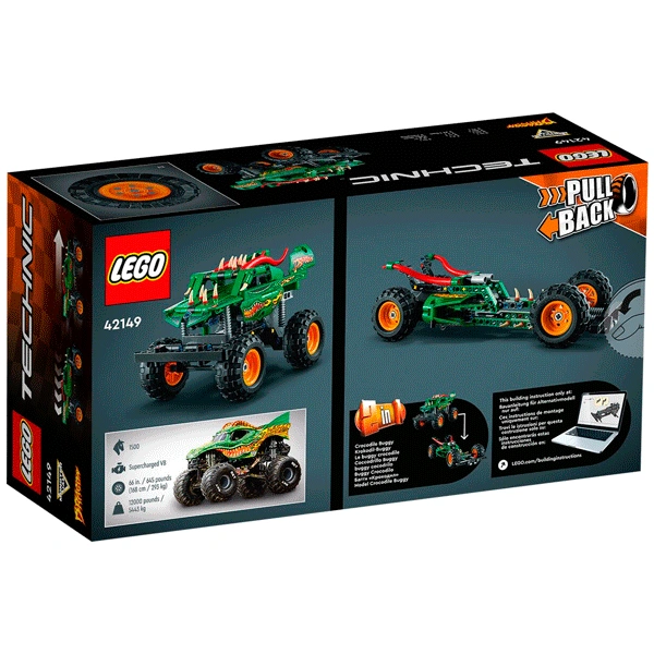 Конструктор LEGO Техник Monster Jam™ Dragon™ (42149) / 217 деталей - фото 4