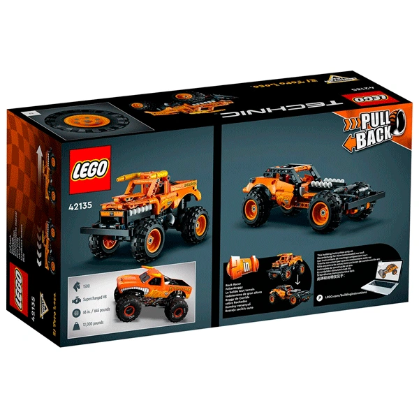 Конструктор LEGO Техник Monster Jam™ El Toro Loco™ (42135) / 247 деталей - фото 4