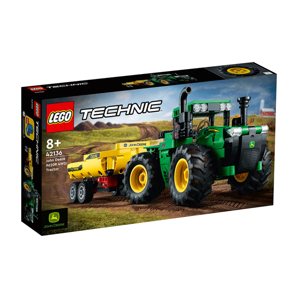 LEGO  конструкторы John Deere 9620r 4WD Tractor технигі  (42136) / 390 деталь