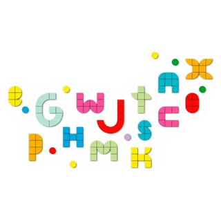 Конструктор LEGO DOTS Большой набор тайлов: буквы (41950) / 721 деталь