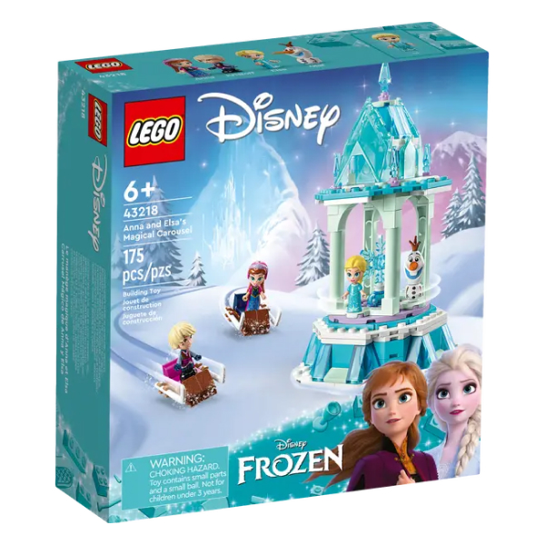 Конструктор LEGO Disney Очаровательная карусель Анны и Эльзы (43218) / 175 деталей - фото 2