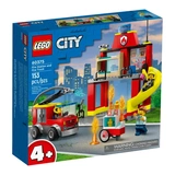 Конструктор LEGO City Пожарное депо и пожарная машина (60375) / 153 детали - фото 2