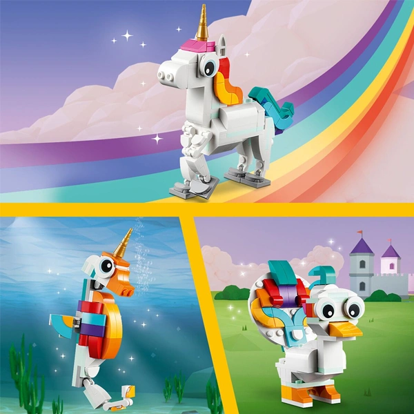 Конструктор Lego Creator Волшебный единорог 31140 / 145 деталей - фото 10