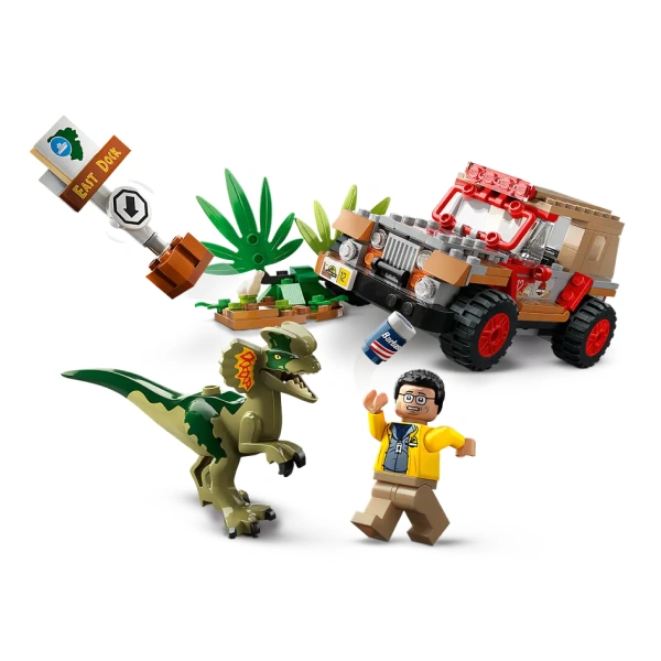 Конструктор LEGO Jurassic Park Засада дилофозавра 76958 / 211 деталей - фото 3