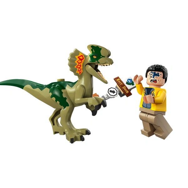 Конструктор LEGO Jurassic Park Засада дилофозавра 76958 / 211 деталей - фото 5
