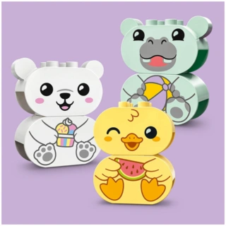 Конструктор LEGO Duplo Приключения в ванной: плавучий поезд для зверей 10965 / 14 деталей