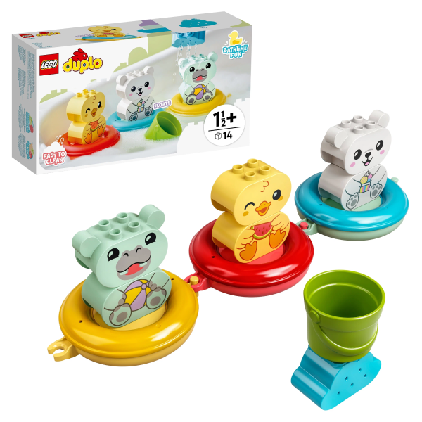 Конструктор LEGO Duplo Приключения в ванной: плавучий поезд для зверей 10965 / 14 деталей - фото 3