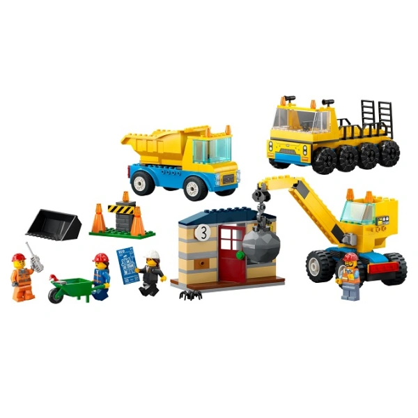 Конструктор LEGO City Строительный грузовик и шаровидный кран-таран (60391) / 235 деталей - фото 2