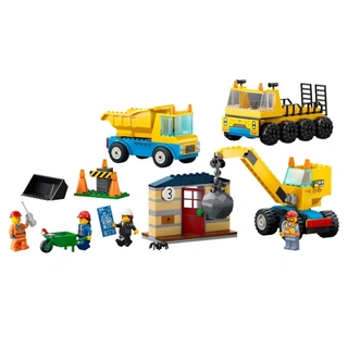 Конструктор LEGO City Строительный грузовик и шаровидный кран-таран (60391) / 235 деталей