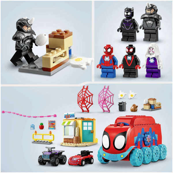 Конструктор LEGO Marvel Мобильная штаб-квартира команды Паука 10791 / деталей - фото 6
