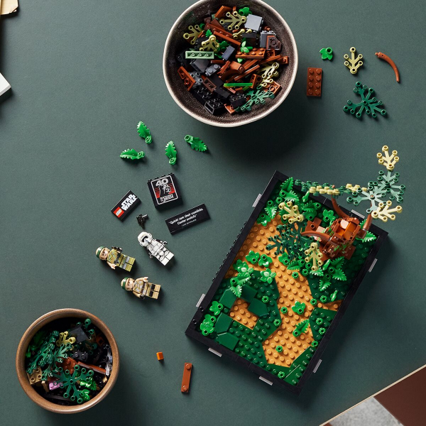 Конструктор LEGO Star Wars Диорама «Погоня на спидере на Эндоре» 75353 / 608 деталей - фото 3