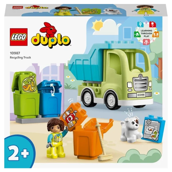 Конструктор LEGO Duplo Мусороперерабатывающий грузовик 10987 / 15 деталей
